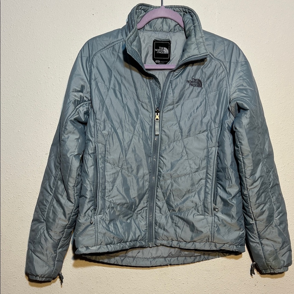 The North Face Sky Blue Quilted Jacket Size Medium